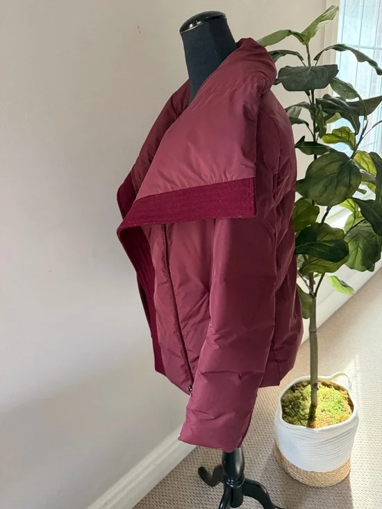 MACKAGE DOWN COAT JACKET IN MERLOT - Picture 4 of 16